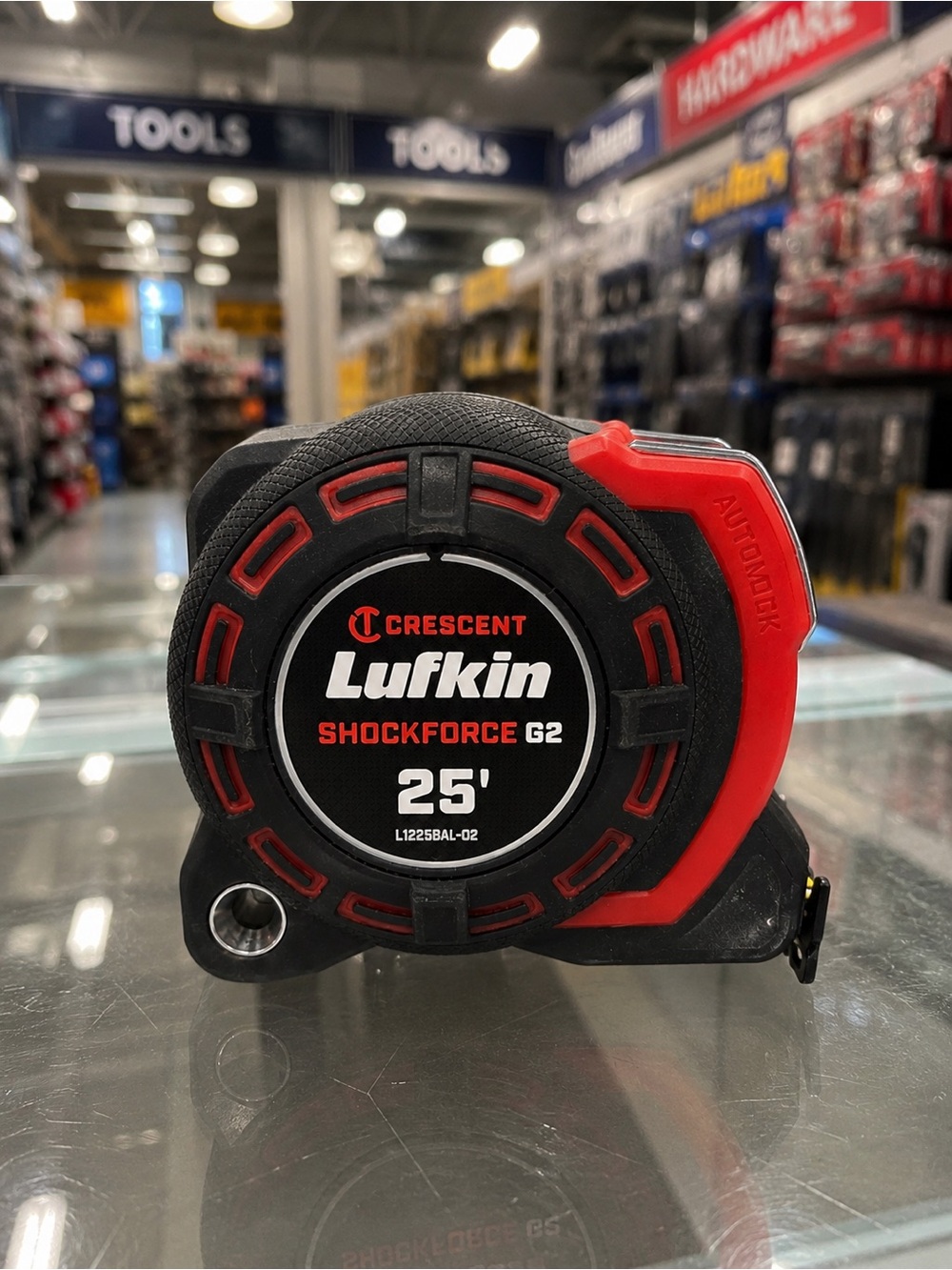 Crescent Lufkin Shockforce G2 25ft Tape Measure L1225BAL-02
